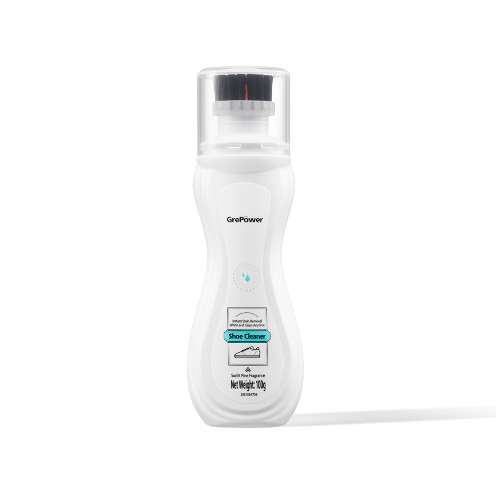 QUICKLY REMOVESSHOE SURFACE STAINS