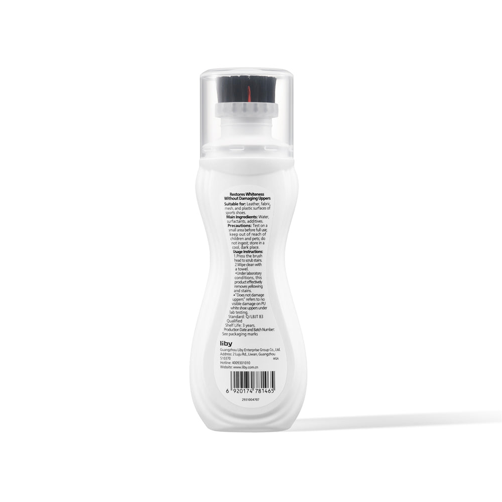 QUICKLY REMOVESSHOE SURFACE STAINS